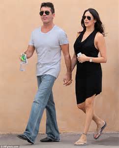 simon cowell kisses pregnant lover lauren silverman as they take stroll in st tropez daily
