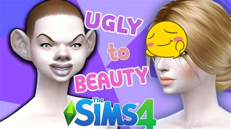 The Sims 4 Ugly To Beauty Challenge Cas 3 Youtube