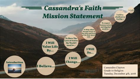 Faith Mission Statement By Cassandra Clayton On Prezi
