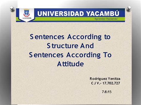 Calaméo - Sentences According to Structure And Sentences According To Attitude