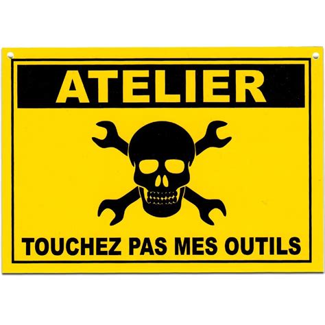 Elles sont également idéales pour les entrées d'établissements publics ou de cliniques. Plaque de porte Atelier à 3,95