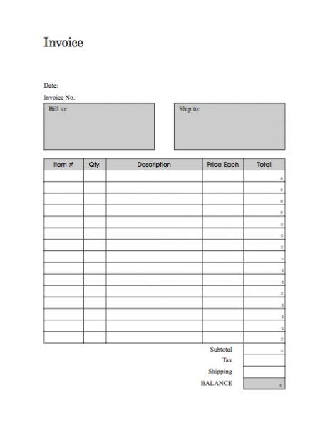 Once you've completed the job, you'll need. Invoice Template | Business Forms | Invoice template ...