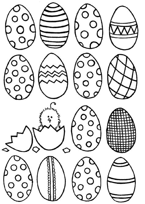 Free Easter Egg Printables