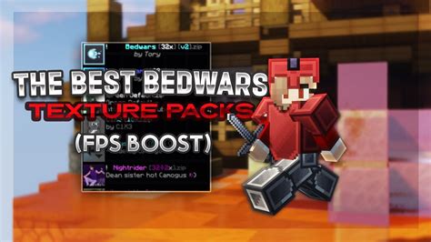 The Best Texture Packs For Bedwars 400 Sub Special Youtube