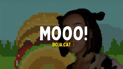 Doja Cat Mooo Lyrics Youtube