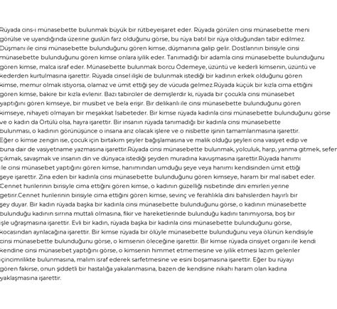 Rüyada Cinsel İlişki Görmek - RüyaDeha