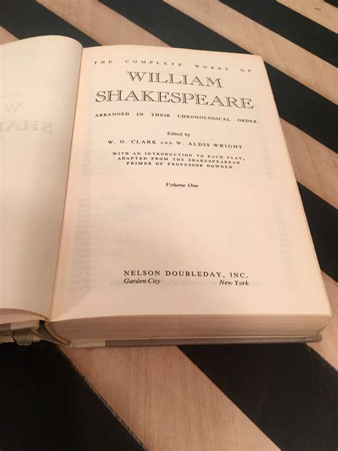 The Complete Works Of William Shakespeare Arranged In Their