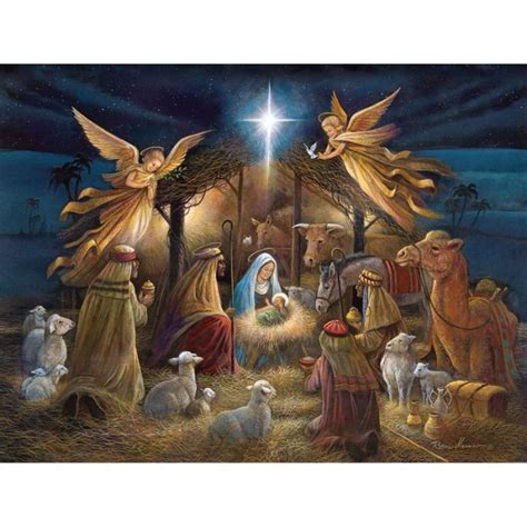 The Nativity Christmas Cards Leaflet Missal