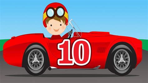 Kids Racing Car Cartoon Clip Art Library
