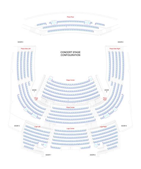 Concert Stage Configuration Seating Chart Soka University Of America