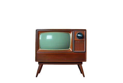 Retro Old Tv Set Receiver On Transparent Background Vintage Instagram