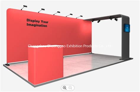 Portable Exhibition Display Stand 6x6 Tradeshow Booth Design For Sale