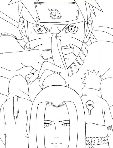 990 Coloring Pages Anime Naruto Free Coloring Pages Printable