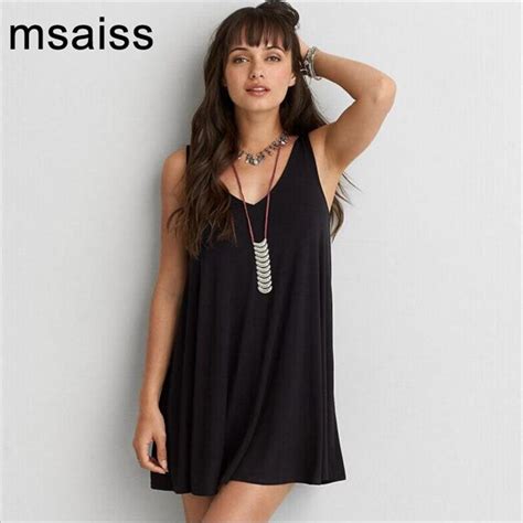 Msaiss S 6xl Summer Style Party Dress Women Casual V Neck Beach Dress