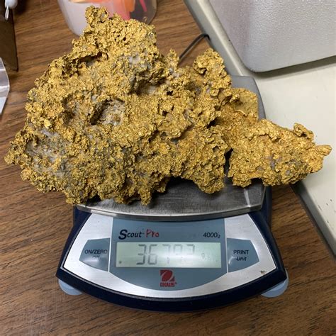 Large Natural Gold Nugget Australian 36792 Grams 11830 Troy Ounces