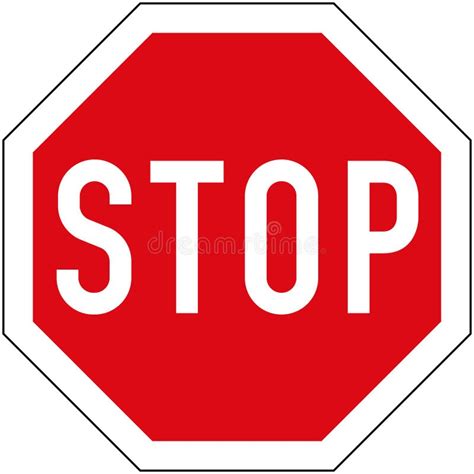German Stop Sign Stock Vector Illustration Of Word 272600052