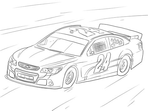 Sports cars, muscle cars, racing cars… everything from simple to cool cars. Coloring Pages of Nascar Race Cars Free Coloring to Print ...