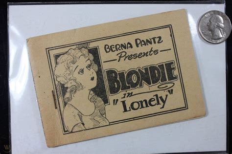 Vintage Tijuana Bible Berna Pantz Presents Blondie In Lonely 8 Page