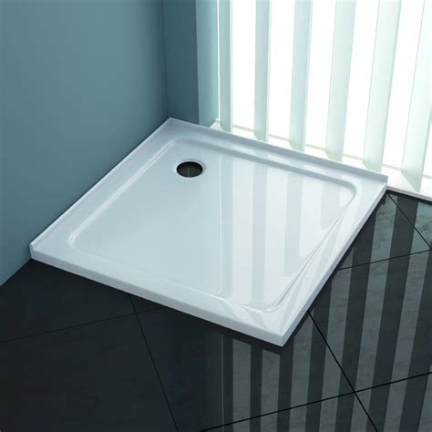 Buy Elegant Square Durable Acrylic Fiberglass Shower Base Tile Over