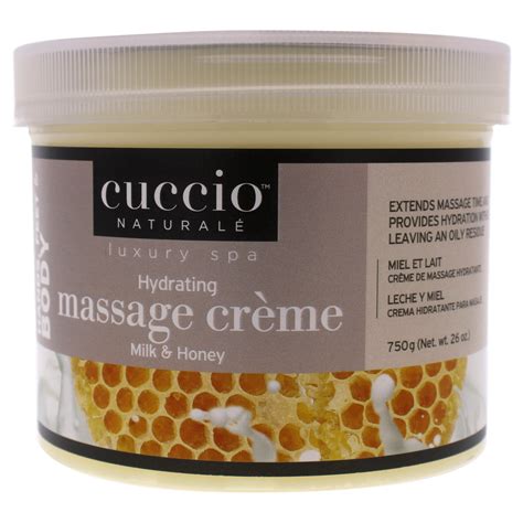 Hydrating Massage Creme Milk And Honey By Cuccio For Women Oz