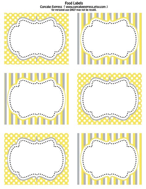 We have a big collection of free printable labels for your kids to make your custom children's address labels, free kids return address labels,moving labels, and kids shipping labels. Stuff I Like by Holly: Parties: Porch Party, Lime Food Labels