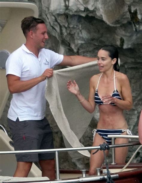 Emilia Clarke Looks Haggard In A Bikini On Vacation In Italy 55 Photos