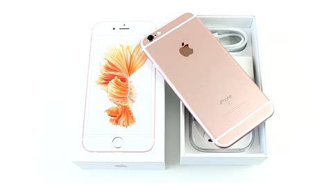 Apple Iphone 6s Rose Gold Déballage Et Première Prise En Main