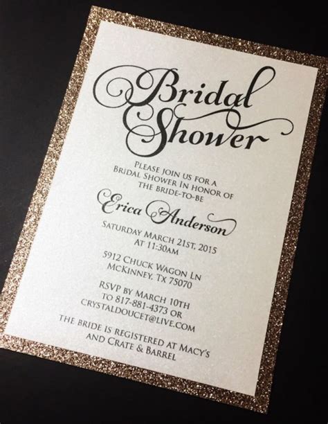 Wedding Shower Invitation Wording Marina Gallery Fine Art Bridal