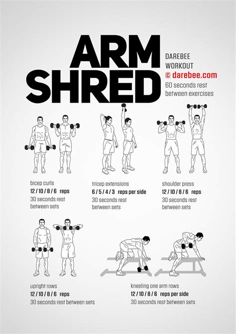 Here's a list of the best free and paid workout apps. Arm Shred Workout | Shred workout, Dumbell workout, Arm ...