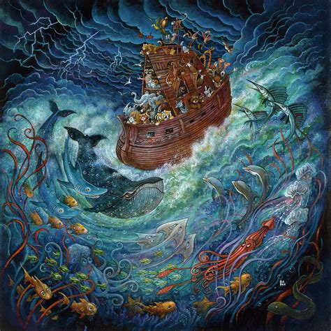 Noahs Adventure Painting By Bill Bell Pixels