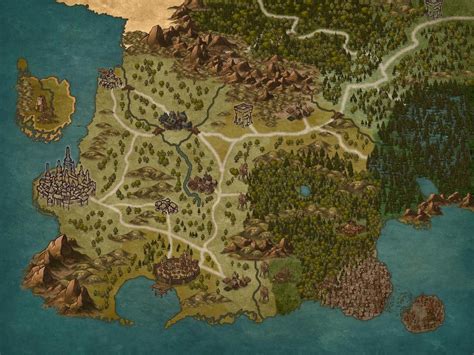 Pin by Caio Roesler on Tabuleiro e Cenários Fantasy map Fantasy