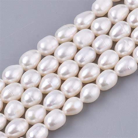 Natural White Color Pearl Beads Grade A Cultured Freshwater Pearls