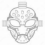 Ammunition Goalkeeper Goalie Doelman Munitie Masker Apparatuur Omtrek Stockillustratie Getdrawings sketch template