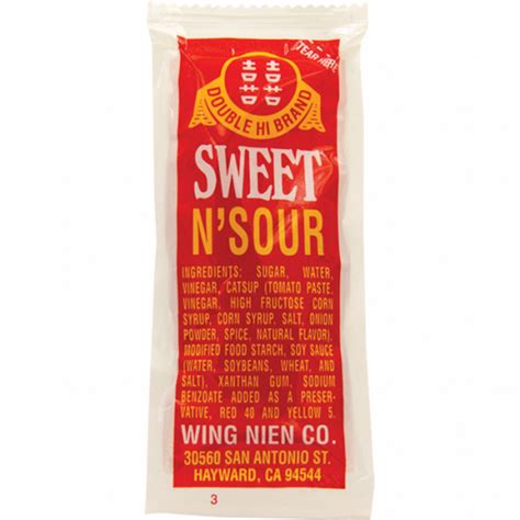 Double Hi Sweet And Sour Sauce Packets Food Service International