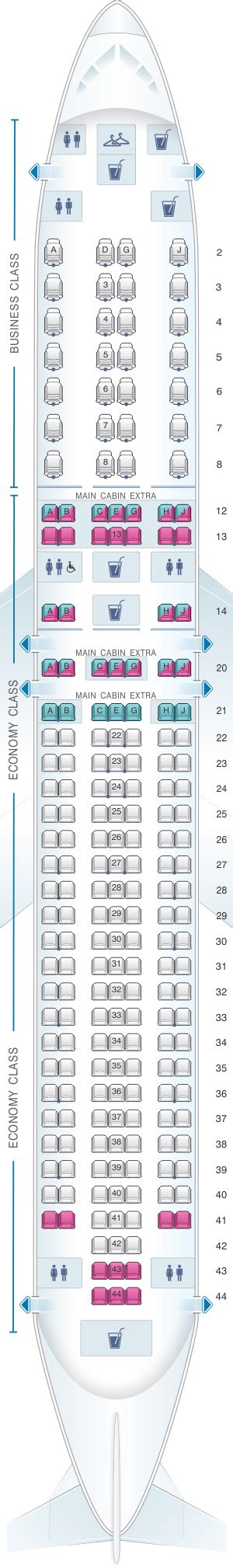 Seat Map American Airlines Boeing B Airplane Seats Boeing