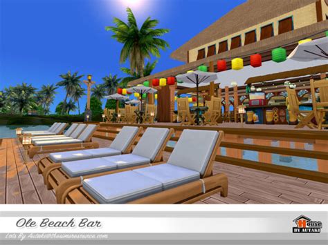 Ole Beach Bar Nocc By Autaki From Tsr • Sims 4 Downloads