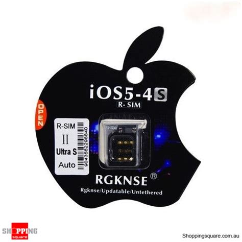 Maybe you would like to learn more about one of these? R-Sim Unlock Turbo SIM Card for Apple iPhone 4s iPhone4s iOS5.0-5.0.1 Gevey - Online Shopping ...