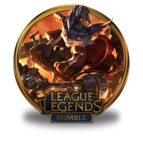 Rumble Icon League Of Legends Gold Border Iconpack Fazie69