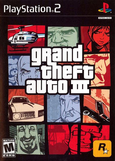 Grand Theft Auto Iii 2001 Playstation 2 Box Cover Art Mobygames