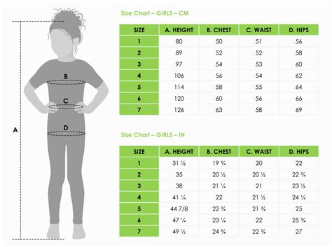 Measurements should be taken directly on the child's body. Kids Size Chart - Style Arc