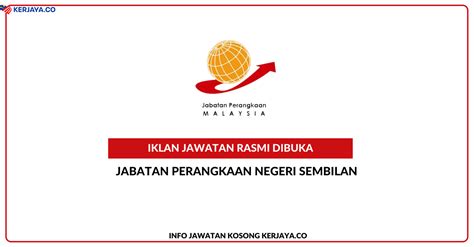 Jawatan kosong, kerja kosong, peluang pekerjaan, job vacancies di negeri sembilan. Jabatan Perangkaan Negeri Sembilan • Kerja Kosong Kerajaan
