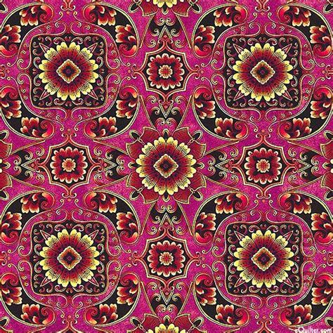 Equilter Balinesia Chandra Kaleidoscope Magenta Quilt Shop Buy