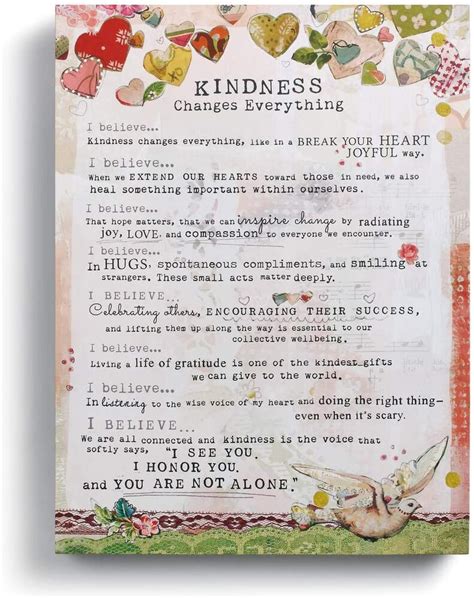Kelly Rae Roberts Wall Art Kindness Manifesto