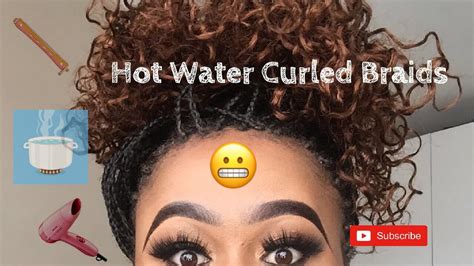 Hot Water Braid Curling Tutorial First Youtube Video South African