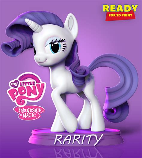 3d File Rarity Little Pony Fanart・3d Print Design To Download・cults