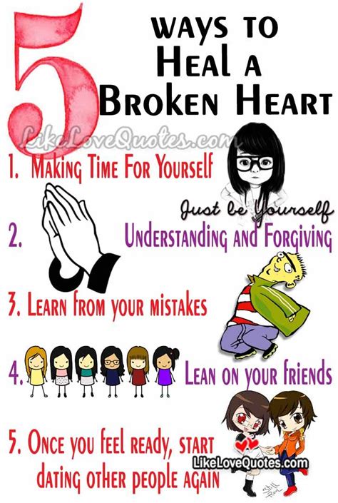 5 Ways To Heal A Broken Heart Healing A Broken Heart Broken Heart Funny Quotes