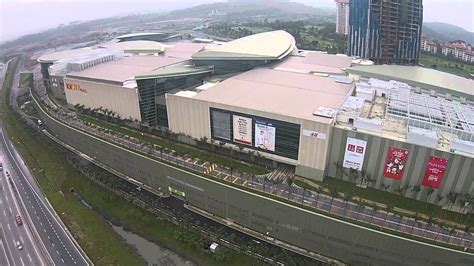 Ioi city mall, a brand new lifestyle and entertainment regional mall for all. Ioi City mall sky areal view hit the cloud. - YouTube