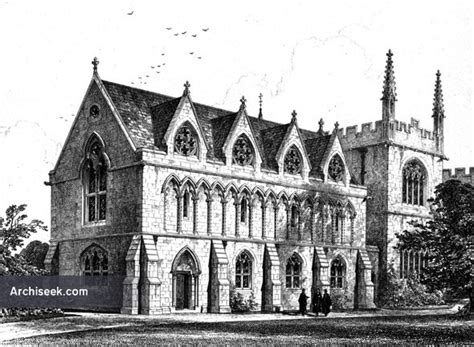 1858 New Library Exeter College Oxford Archiseek Irish Architecture