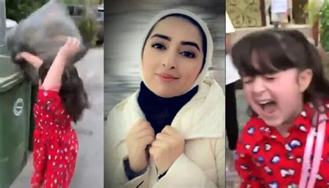 مقطع مؤثر شاهد ردة فعل ابنة الكويتية ‎فرح حمزة حين تخيّلت قاتل والدتها