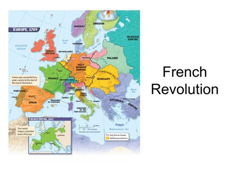 French Revolution Map Of Europe 1789